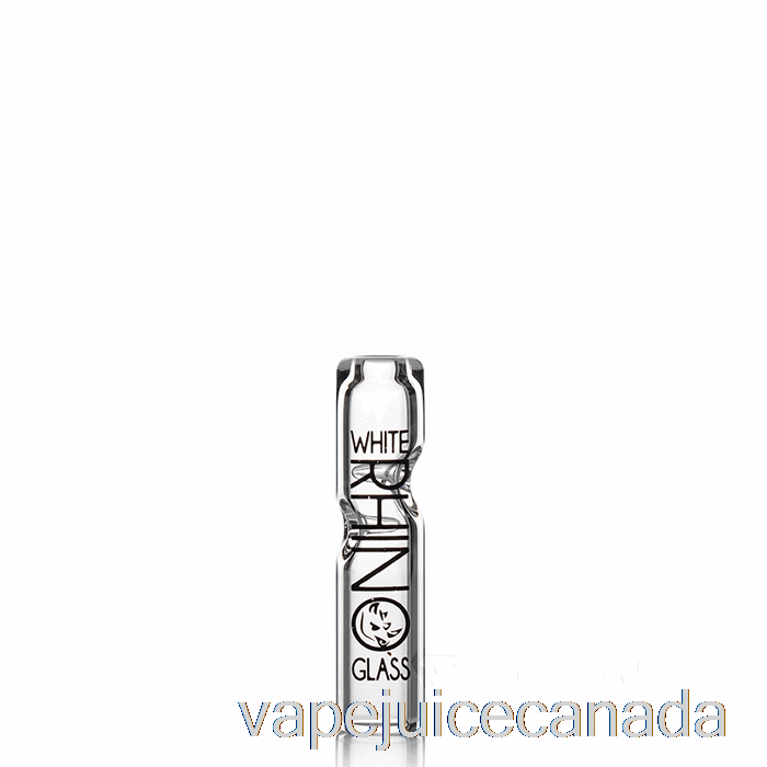 Vape Juice White Rhino Glass Tips Round Glass Tip